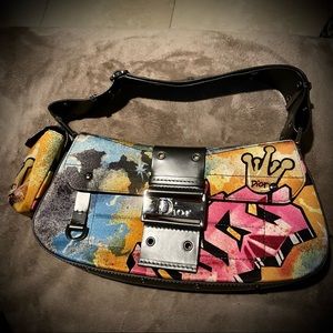 Kaos graffiti print Dior Street Chic Columbus bag ✨ super RARE NWOT